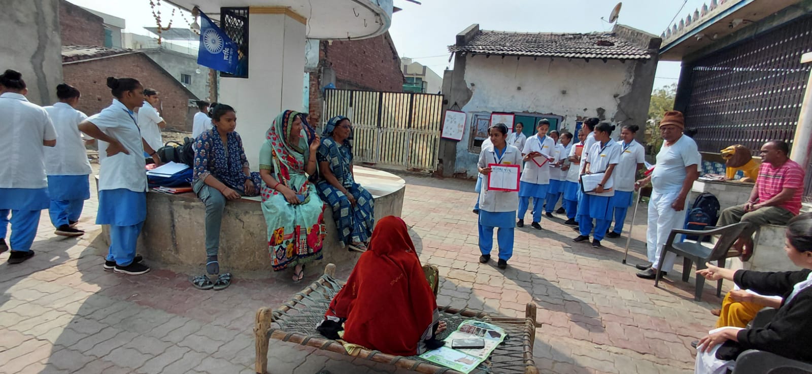 Gnm 3rd Year Students Conduct Community Health Awareness Session