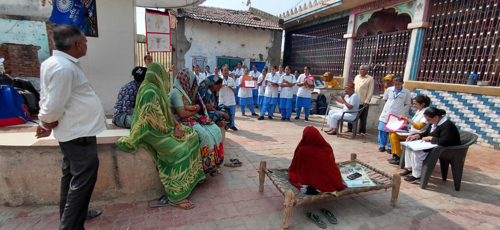 Gnm 3rd Year Students Conduct Community Health Awareness Session
